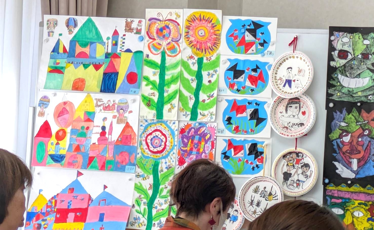 作品掲示の様子